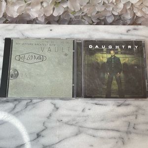Bundle CD’s of Def Leppard greatest hits and Daughtry